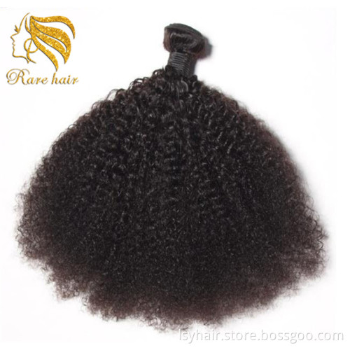 Lsy Wholesale African Afro Kinky Curly 100% Raw Human Hair for Braiding Brazilian Kinky Hair Bundles,Mongolian Afro Kinky Weacve